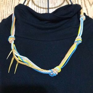Colorful Multi-Chain Necklace